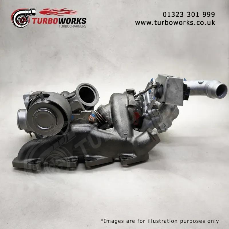 Remanufactured Bi-Turbo / Turbocharger 843059-0004 – Vauxhall / Opel Astra K | 1.6 CDTi | 160 HP
