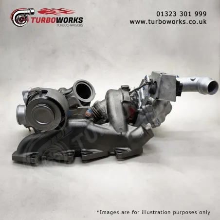 Remanufactured Bi-Turbo / Turbocharger 843059-0004 – Vauxhall / Opel Astra K | 1.6 CDTi | 160 HP