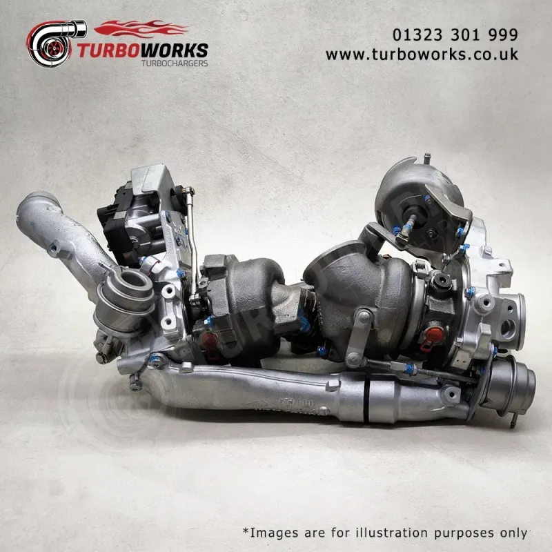 Remanufactured Bi-Turbo / Turbocharger 843059-0004 – Vauxhall / Opel Astra K | 1.6 CDTi | 160 HP