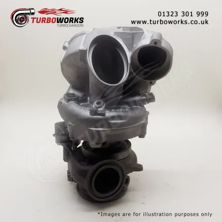 Remanufactured 12739700018 turbocharger for BMW N57 D30 C triple-turbo 3.0 diesel engines.