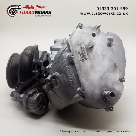 Remanufactured BMW N57 third turbocharger 12739700018 for M550d, 750d, X5 M50d and X6 M50d 3.0d 381HP applications.
