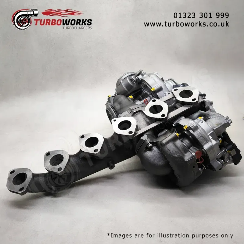 BMW 535d 640d 740d Turbo Set
HP and LP replacement turbochargers covering 54409700026 and 53269700015.