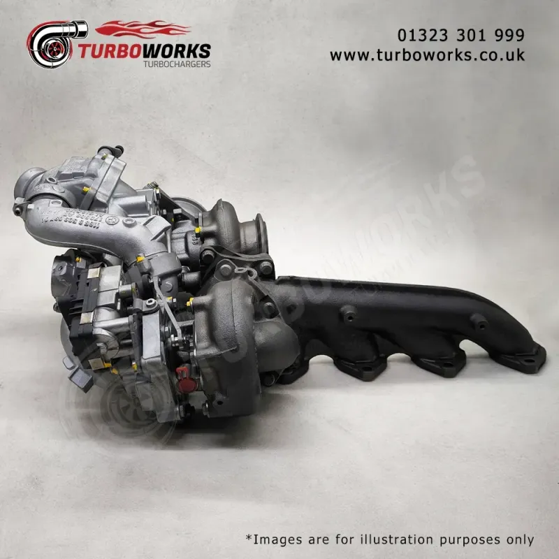 BMW X3 X4 X5 X6 40d Turbo Set
Direct-fit bi-turbo setup for xDrive35d and xDrive40d N57D30 diesel models.