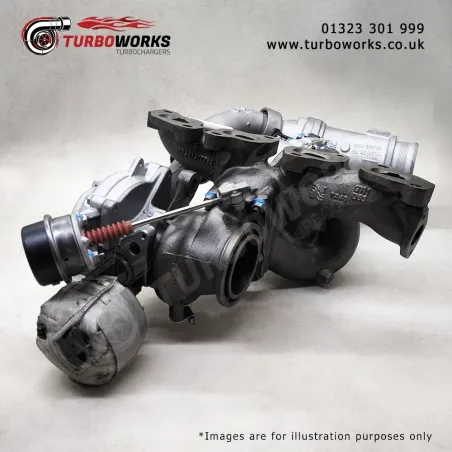 VW MAN 2.0 BiTDI Turbocharger
Replacement turbo covering 10009880442, 03N145721, 03N145722 and 03N145722D.