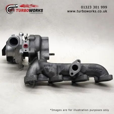 Hyundai Kia D4FB Remanufactured Turbo
Replacement turbo covering 16389700014, 28500-2A780 and 28201-2A780.