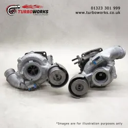 Porsche 911 991 Twin Turbo Set
Remanufactured left and right turbochargers for Carrera and Carrera S 3.0 9A2 applications.