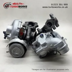 Renault Nissan 2.3 dCi Bi-Turbo Set
Complete remanufactured turbocharger set covering 858866-0005 and 858864-0002. 2