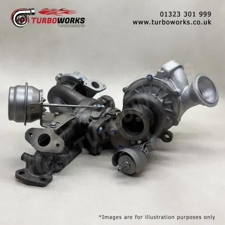 Volvo 2.4 Diesel Turbo 31293086
Direct replacement bi-turbo covering 50553097, 36002757 and 31219582 references.