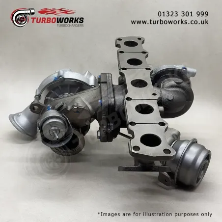 Volvo V60 Hybrid Turbo 36002664
Replacement bi-turbo assembly for selected 2.4 diesel hybrid AWD applications.