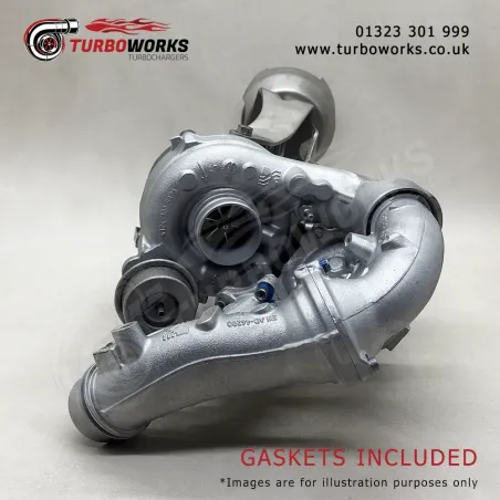 Mercedes Vito V-Class Bi-Turbo 10009700073
Remanufactured 2-stage turbo assembly for OM651 2.1 CDI 114HP to 190HP applications.