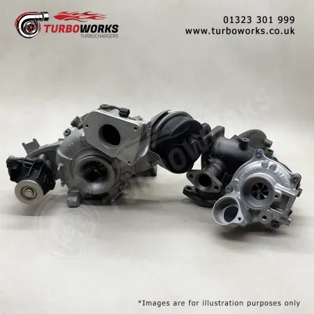 BMW B47 Bi-Turbo Set 17459700020 + 16319700018
Complete LP and HP turbocharger set for B47D20 2.0 diesel 116HP to 190HP.