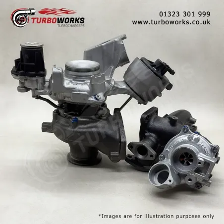 BMW 320d 520d X3 X4 Turbo Set
Replacement bi-turbo set for B47 D20 A, B47 D20 B and JA1 mild-hybrid / xDrive models.