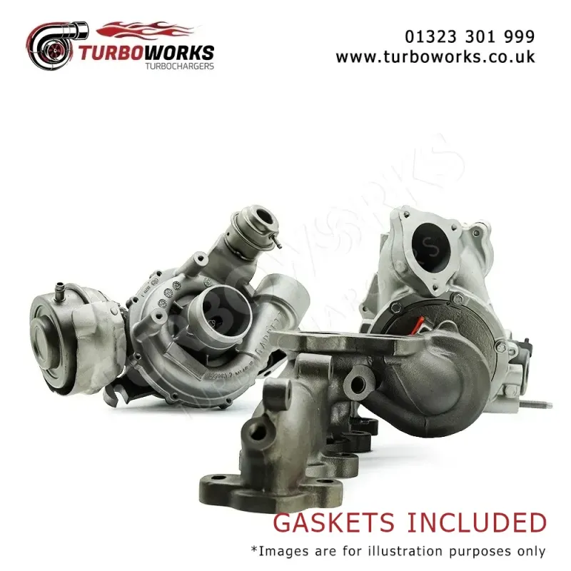 Bi-Turbo set 846015-0001 846016-0001
Turboworks Ltd specialises in turbocharger remanufacture, rebuild and repairs.