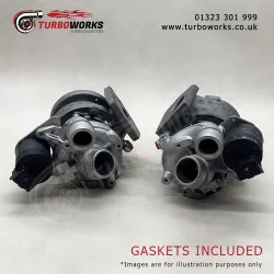 Range Rover TDV8 Turbo Set 54399700064 + 54399700063
Complete left and right turbocharger set for 3.6 TDV8 / 368DT 272HP