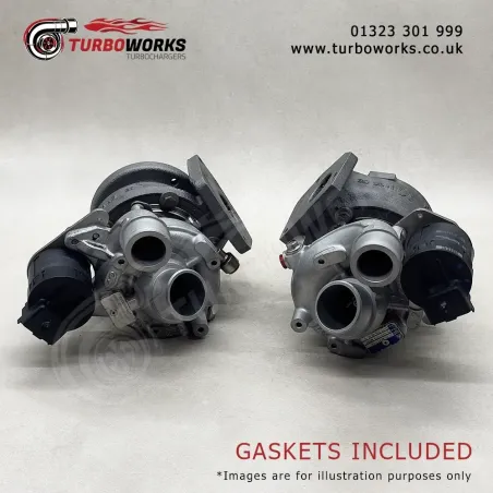 Range Rover TDV8 Turbo Set 54399700064 + 54399700063
Complete left and right turbocharger set for 3.6 TDV8 / 368DT 272HP