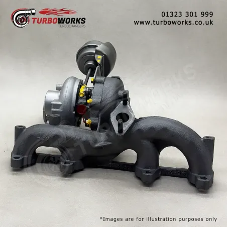 Seat Ibiza Skoda Fabia Turbo
Direct replacement turbo for 1.9 TDI 6-speed and Fabia RS 96kW applications.