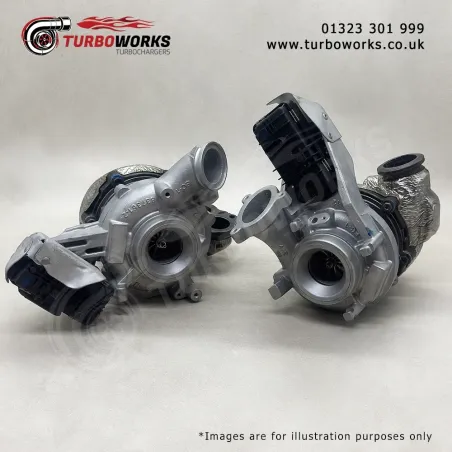 Audi SQ7 SQ8 Bi-Turbo Pair 854361 + 854362
Complete remanufactured turbocharger set for 4.0 TDI V8 421HP to 435HP applications.