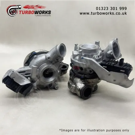 Bentley Bentayga Panamera Turbo Set
Direct replacement bi-turbo pair for selected 4.0 D / TDI CZAA, CZAC and MDB.UC engines.
