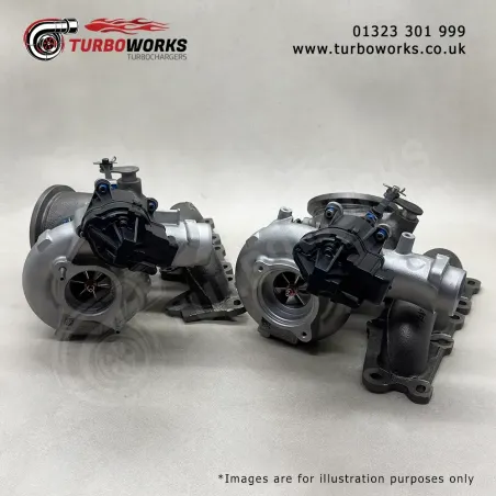 BMW M2 M3 M4 S55 Twin Turbo Set
Complete remanufactured turbocharger pair for S55 B30 A 3.0 petrol 411HP to 500HP applications.