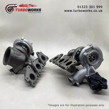 BMW M4 Competition GTS Turbo Set
Direct replacement bank 1-3 and bank 4-6 turbos covering 49335-02003 and 49335-02055.