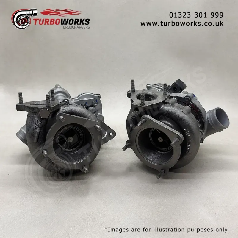 Porsche Turbo Set 
OEM-spec replacement turbo set covering 53049700060, 53049700061 and related 997123013xx / 997123014xx.