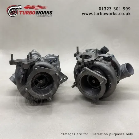 Porsche Turbo Set 
OEM-spec replacement turbo set covering 53049700060, 53049700061 and related 997123013xx / 997123014xx.