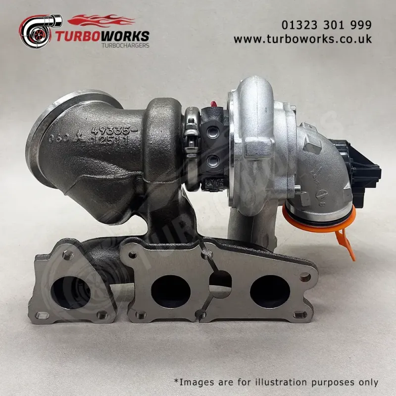 BMW S55 Bank 4-6 Turbo
OE Mitsubishi replacement turbo covering 49335-02050, 49335-02052, 49335-02054 and 49335-02055.