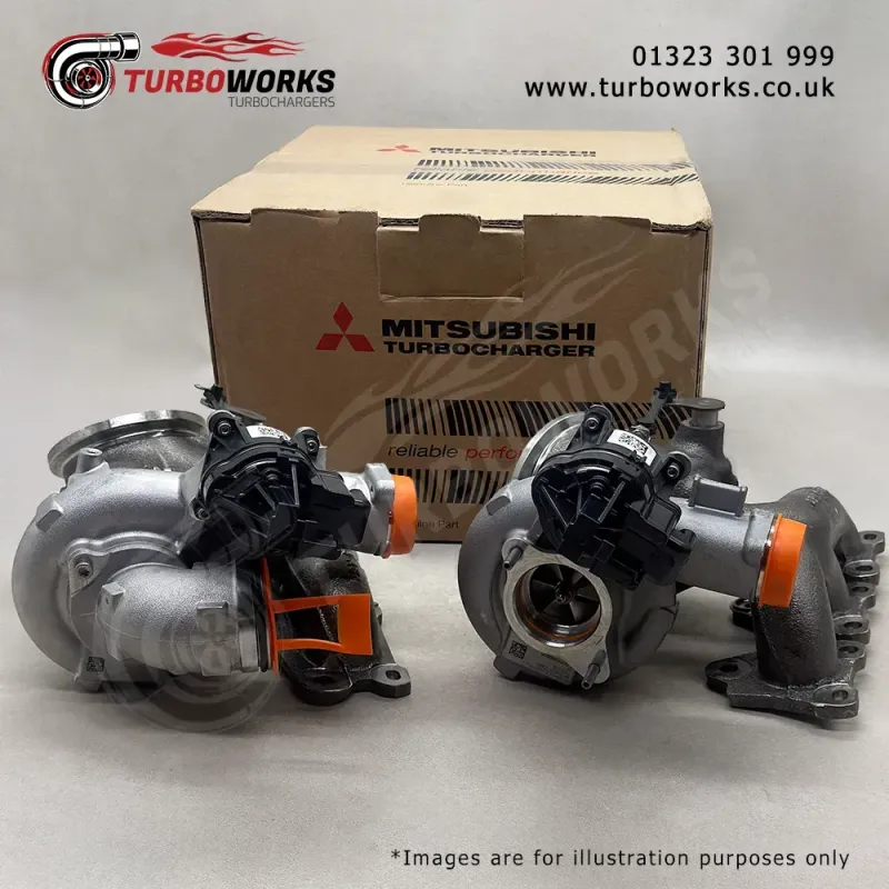 BMW M2 M3 M4 S55 OE Twin Turbo Set
Brand new OE Mitsubishi turbocharger pair for S55 B30 A 411HP to 500HP applications.
