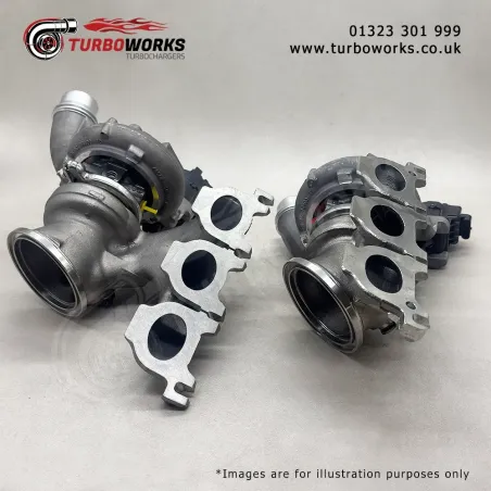 BMW S58 11658054872 11658054873
OE Mitsubishi twin-turbo set covering 11658469097, 11658469098 and related 49477 / 49U77.