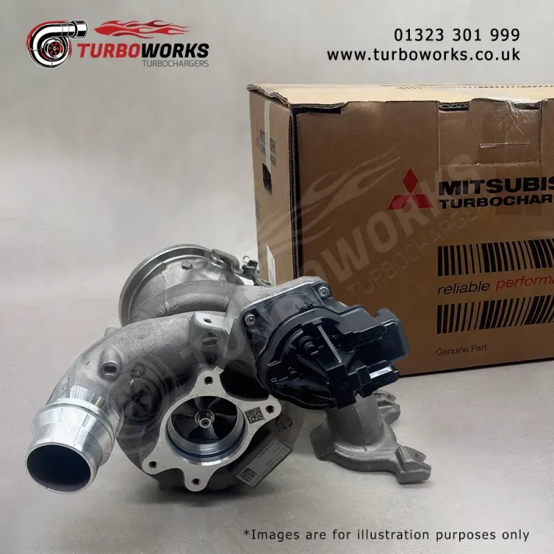 BMW X3 M X4 M S58 Turbo 49477-06300
Brand new OE Mitsubishi cylinders 1-3 turbocharger for 480HP to 510HP applications.