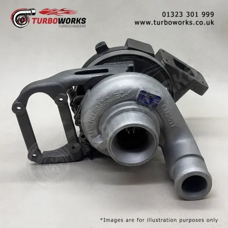 JCB 4CX Turbo 11559700020
Remanufactured turbocharger without actuator for 444 / 448 4.8 diesel 132HP applications.