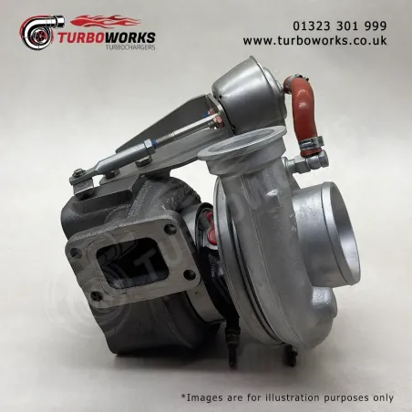 Freightliner Sterling Western Star Turbocharger
Replacement S410 turbo for MBE 4000, OM457LA and OM460LA engines.