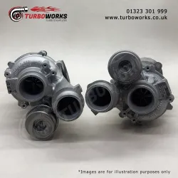Mercedes AMG 4.0 V8 Twin Turbo Set 18509700001 + 18509700009
Remanufactured left and right turbocharger set for 422HP to 612HP.