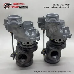 Mercedes AMG 4.0 V8 Twin Turbo Set 18509700001 + 18509700009
Remanufactured left and right turbocharger set for 422HP to 612HP. 2