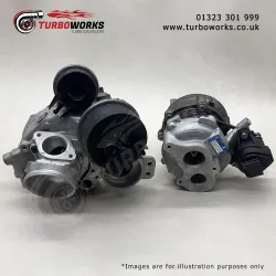 VW 2.0 BiTDI Turbo Set 18539700054 + 16359700013
Remanufactured large LP and small HP turbocharger set for CUAA 239HP to 240HP.