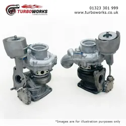 Porsche 911 991 Carrera Turbo Pair 53039700738  53039700739
Reman left and right turbocharger pair for 3.0 Carrera 370HP. 2
