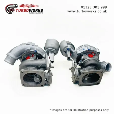Porsche 3.0 Turbo Set 9A2.123.027.01 9A2.123.028.01
Reconditioned turbo pair left-side 53039700738 and right-side 53039700739.