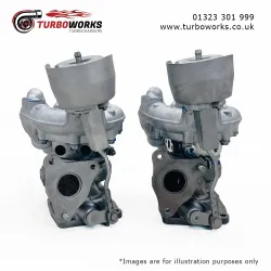 Porsche 911 Carrera S Turbo Pair
Remanufactured twin-turbo set for 3.0 Carrera S and GTS 420HP to 450HP applications. 2