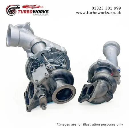 BMW Turbo Set 11657794571 11657794572
Direct replacement set covering the high-pressure and low-pressure 535d turbo references.