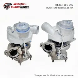Porsche 911 993 996 Turbo Set
Remanufactured KKK twin-turbo set for 3.6 Turbo and GT2 420HP to 462HP applications. 2