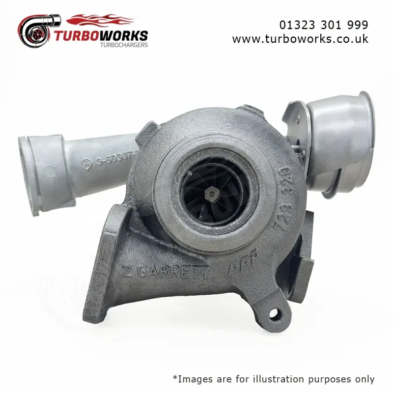 Garrett Turbo 729325-5004S
Replacement turbo covering 729325-0004, 729325-0003 and 729325-0002.