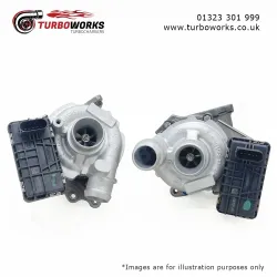 Jaguar 2.7D Twin Turbo Set 752341 + 752343
Remanufactured Garrett left and right turbocharger set for 207HP AJD diesel.