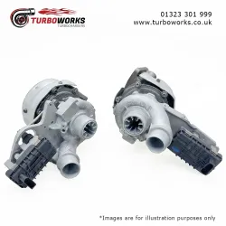 Audi Q7 VW Touareg Twin Turbo Set
Remanufactured Garrett left and right turbo set for 4.2 V8 TDI 340HP applications.
