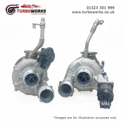 BMW M5 M8 4.4 V8 Twin Turbo Set
Brand new OE turbocharger pair for 600HP to 635HP S63 applications.