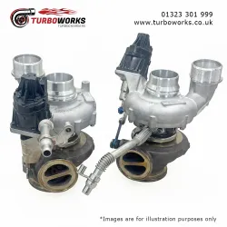 BMW M5 M8 4.4 V8 Twin Turbo Set
Brand new OE turbocharger pair for 600HP to 635HP S63 applications. 2