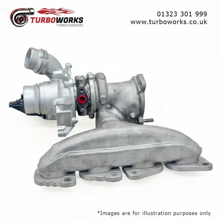 Turbo AL0087 / 9V121 / F41CEY-SR082B
Remanufactured replacement turbo for selected Mercedes 2.0 M260.920 petrol engines.