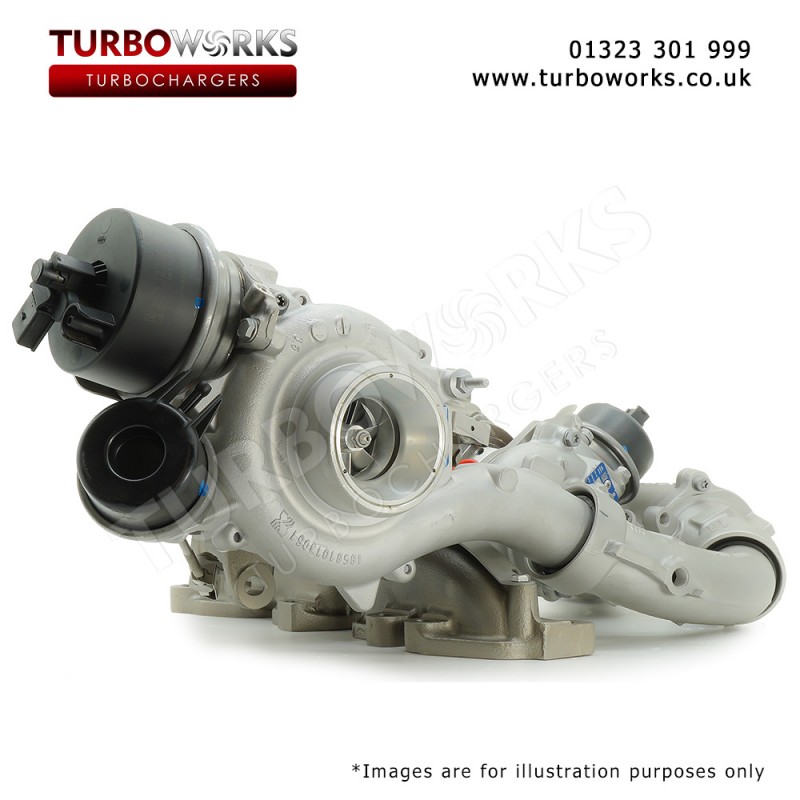 Remanufactured Twin Turbo Borg Warner Turbocharger 1000 970 0313 
Fits to: MAN TGE, Volkswagen Crafter, Grand California