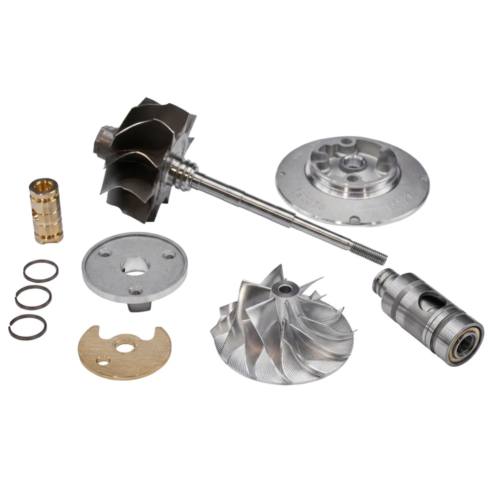 Turbocharger shaft and bearing wear causing boost and oil leak issues
